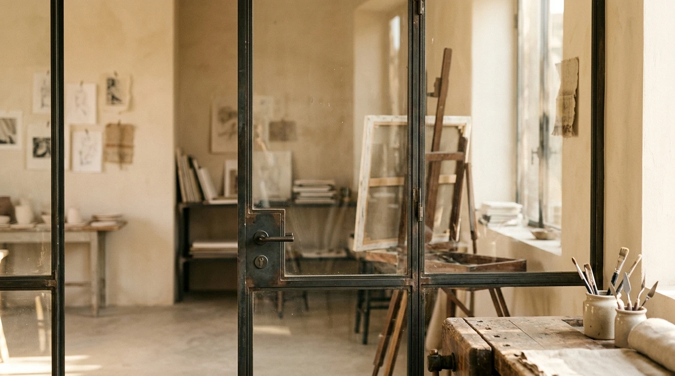 Verrière d'atelier intérieure