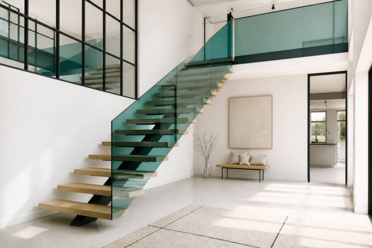 Inspirez-vous : idées créatives pour sublimer vos escaliers flottants
