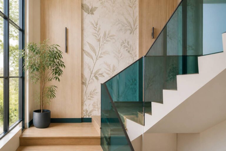 Inspirations déco : sublimer vos escaliers grâce à des murs habillés avec style