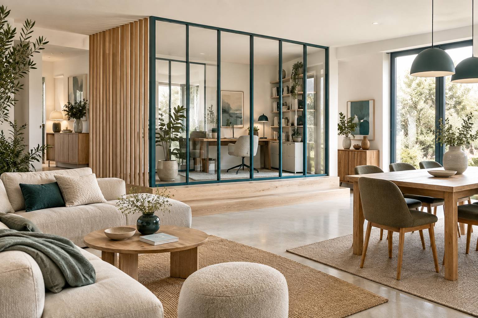 Illustration éditoriale du sujet : Ces tendances qui révolutionnent complètement l’aménagement intérieur