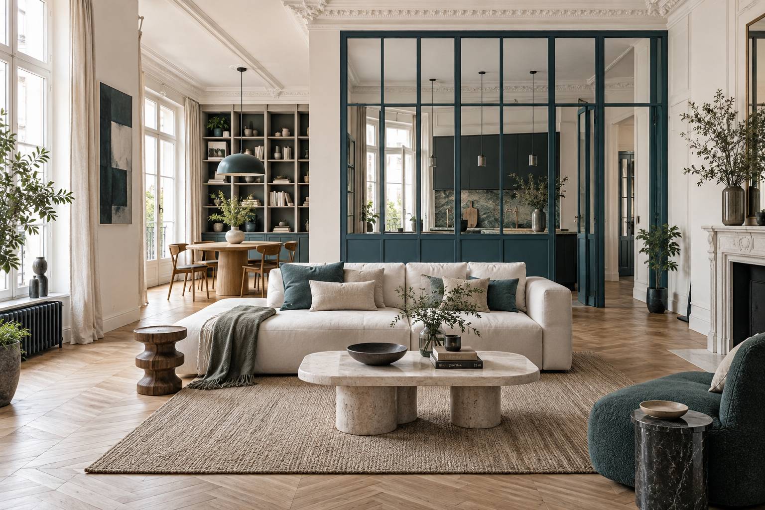 Illustration éditoriale du sujet : Les experts en design d'intérieur à Paris : sublimer votre espace de vie