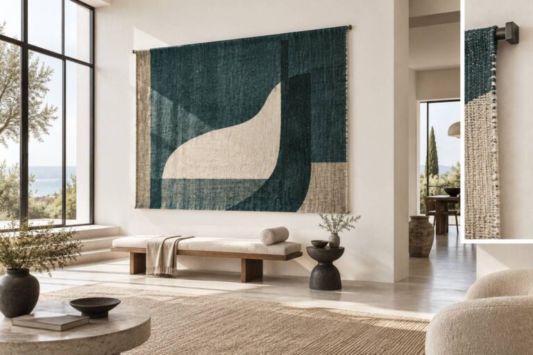 Tapis muraux : l&rsquo;art inédit d&rsquo;habiller vos murs avec raffinement